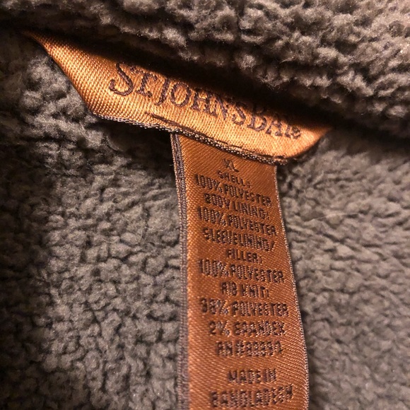 MEN’S FLEECE JACKET XL “St. JOHNS BAY” - Picture 5 of 5